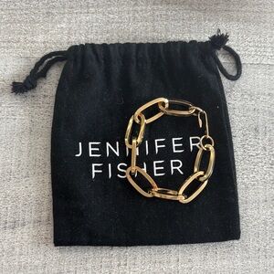 Jennifer Fisher Gold Chain Bracelet